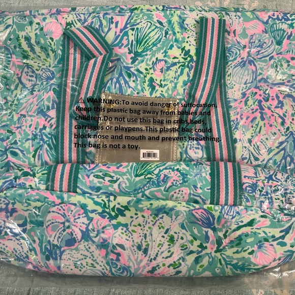 Lilly Pulitzer Soleil It On Me Picnic Cooler Tote Bag - Picture 14 of 14